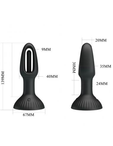 Pretty love - hubert plug anal con 7 modos de vibración