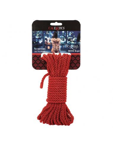Calexotics - scandal cuerda bdsm roja 10 m