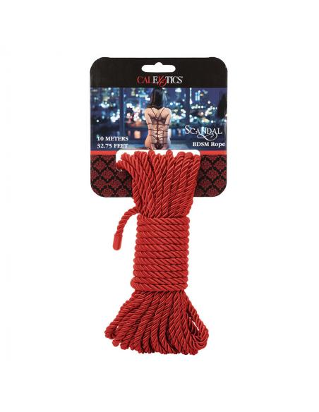 Calexotics - scandal cuerda bdsm roja 10 m