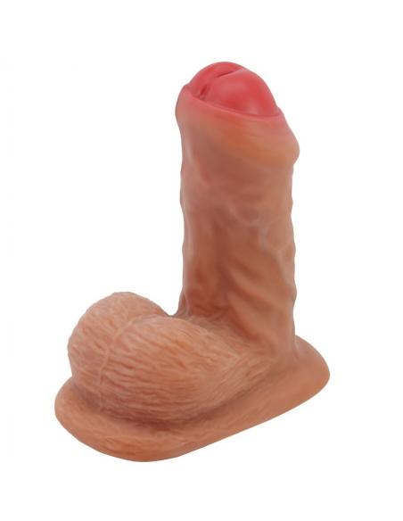 Pretty love - warnell dildo ultra realístico y elástico 9.5 cm mulato