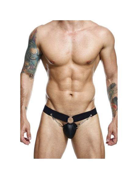Mob - dngeon jockstrap de cadena negra talla única