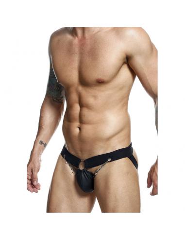 Mob - dngeon jockstrap de cadena negra talla única