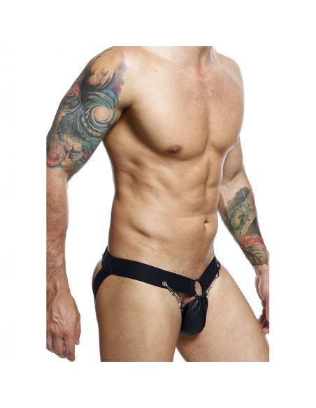 Mob - dngeon jockstrap de cadena negra talla única