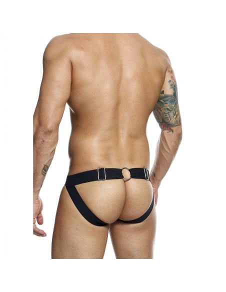 Mob - dngeon jockstrap de cadena negra talla única
