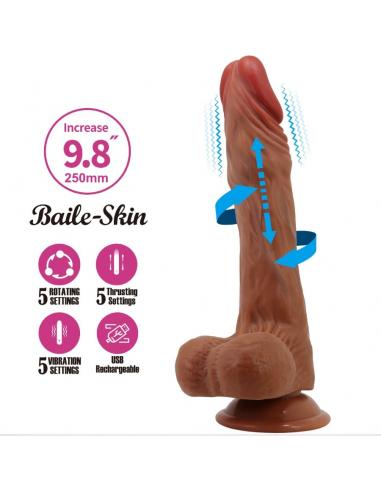 Baile - calisto dildo realístico 25 cm natural
