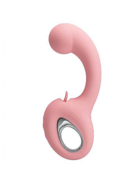 Pretty love - erynnyes vibrador punto g + estimulador clítoris 10 vibraciones rosa