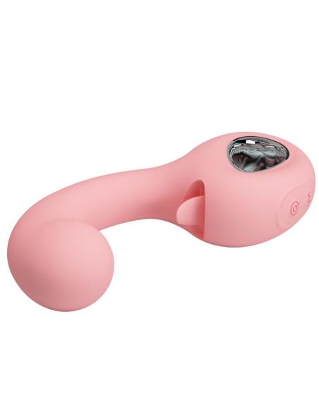 Pretty love - erynnyes vibrador punto g + estimulador clítoris 10 vibraciones rosa