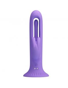 Pretty love - killmoulis vibrador rabbit 12 modos de vibración morado 2