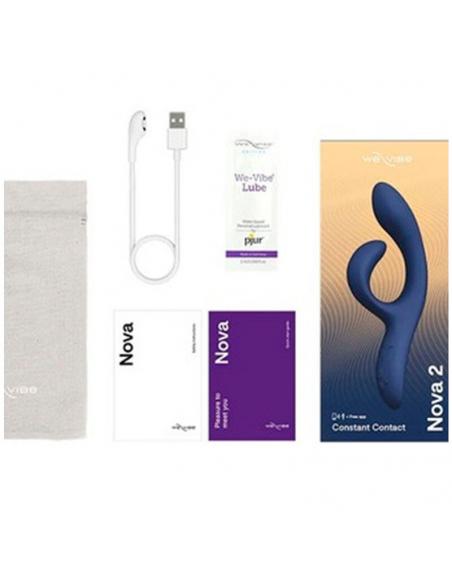 We-vibe - nova 3 vibrador rabbit azul medianoche
