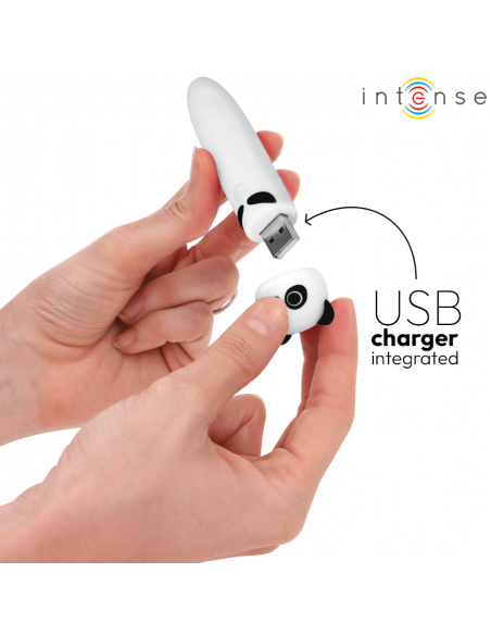 Intense - poh bala vibradora panda recargable usb 10 x 2.2 cm