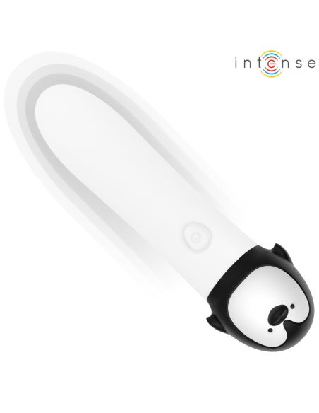 Intense - rico bala vibradora pingüino recargable usb 10 x 2.2 cm