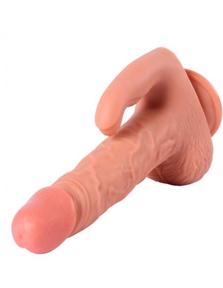Shequ - hayden dildo y estimulador de clítoris con vibración y control remoto 16 cm