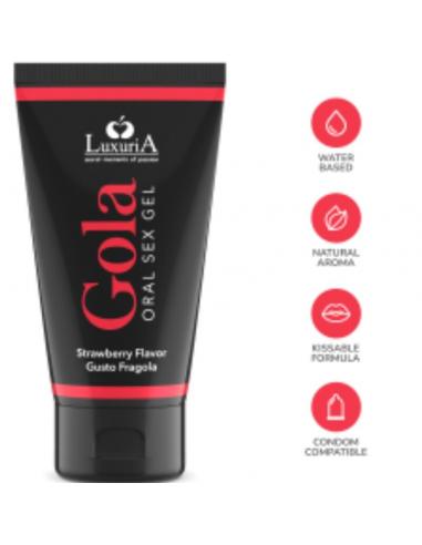 Intimateline luxuria - gola gel oral fresa 50 ml