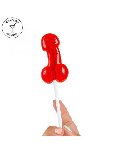 Secretplay - piruleta pene gominola con alcohol daiquiri de fresa
