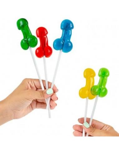 Secretplay - expositor surtido piruletas pene con alcohol 40 unidades