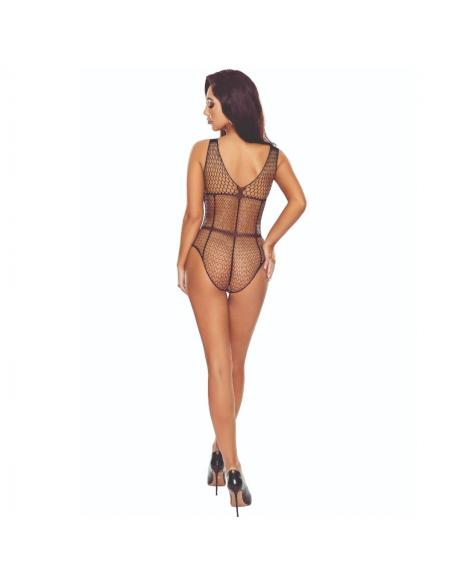 Passion - bs114 bodystocking rejilla negro