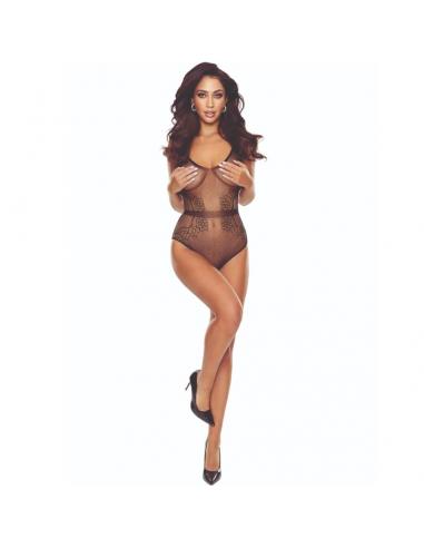Passion - bs115 bodystocking rejilla negro