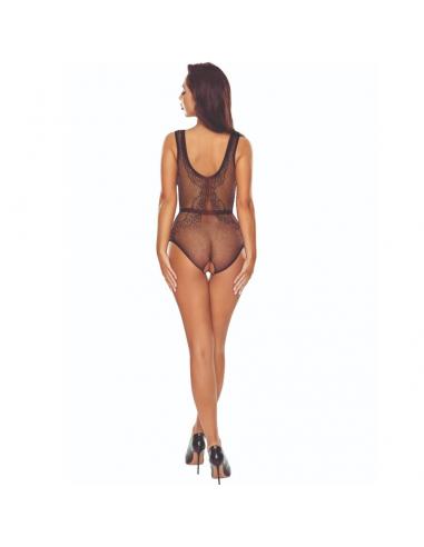 Passion - bs115 bodystocking rejilla negro