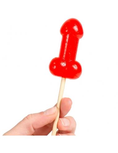Secretplay - piruleta pene caramelo cereza con efecto calor picante