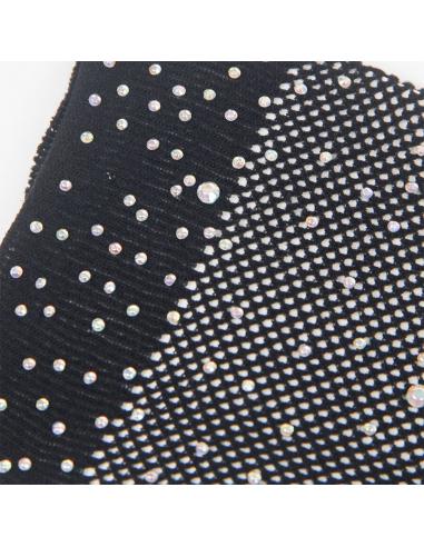 Subblime - 957469 guantes transparentes con brillo negro s/m