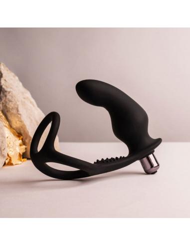 Rocks- off - ro- zen rro plug anal con anillo vibrador para el pene negro