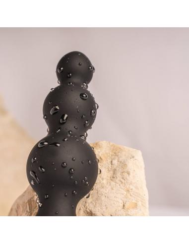 Rocks- off - petite sensations bubbles plug anal vibrador negro