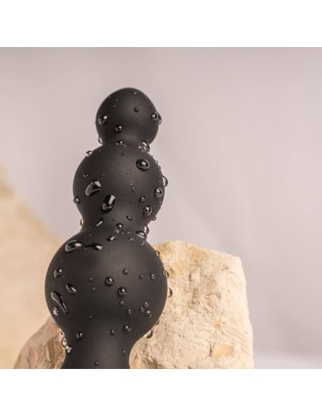 Rocks- off - petite sensations bubbles plug anal vibrador negro