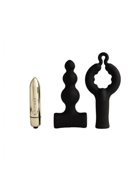 Rocks- off - petite sensations bubbles plug anal vibrador negro
