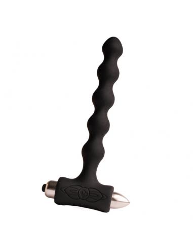 Rocks- off - petite sensations pearls plug anal vibrador negro
