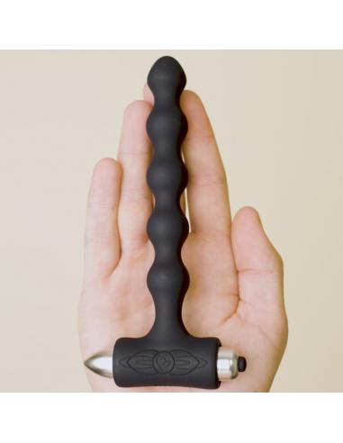 Rocks- off - petite sensations pearls plug anal vibrador negro