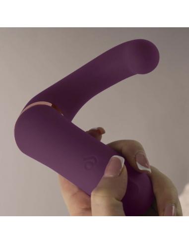 Rocks- off - gemini vibrador dual punto g y estimulador clítoris morado