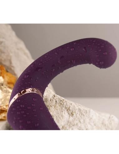 Rocks- off - gemini vibrador dual punto g y estimulador clítoris morado