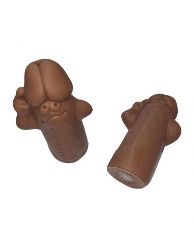 Diablo picante - silbato con forma de pene color mulato