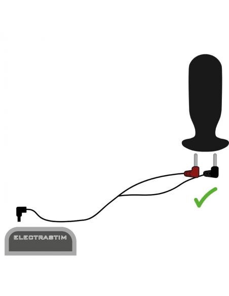 Electrastim - cables de estimulación 90 grados