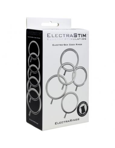 Electrastim - electrarings anillos metálicos para el pene pack 5