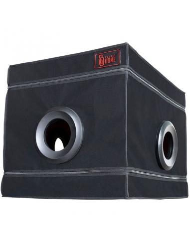 Secret dome - kink club la niche cabina negro & rojo
