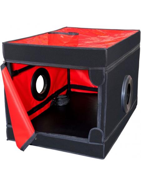 Secret dome - kink club la niche cabina negro & rojo
