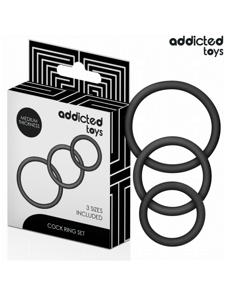 Addicted toys - set de anillos silicona modelo 2