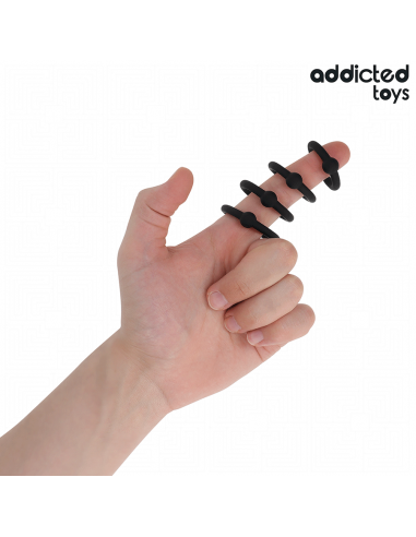 Addicted toys - set anillos silicona de presión
