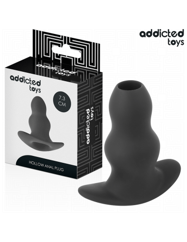 Addicted toys - plug anal hueco silicona talla s 7,3 cm