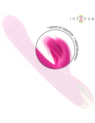 Intense - britney vibrador multifunción rabbit 23 cm rosa