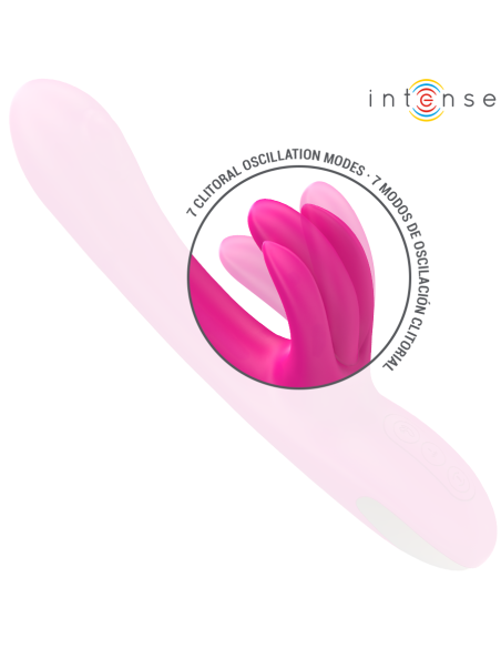 Intense - britney vibrador multifunción rabbit 23 cm rosa