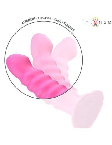 Intense - cindy vibrador talla l diseño en espiral 10 vibraciones rosa control remoto
