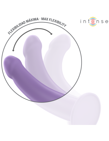 Intense - eddie vibrador 17,5 cm 10 vibraciones morado control remoto