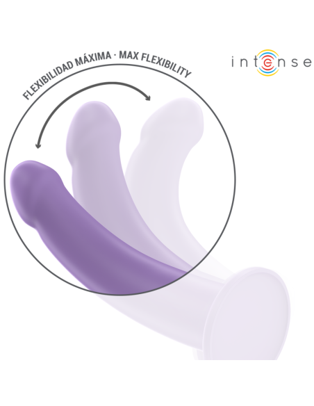 Intense - eddie vibrador 17,5 cm 10 vibraciones morado control remoto