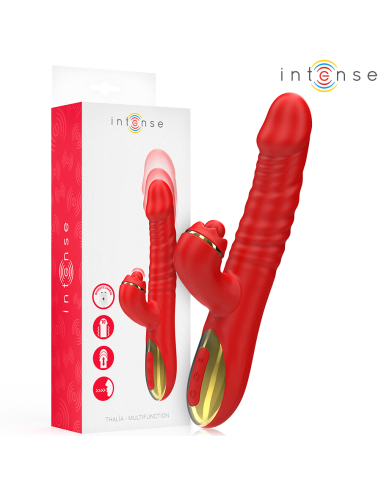 Intense - thalia vibración & empuje & estimulación rojo