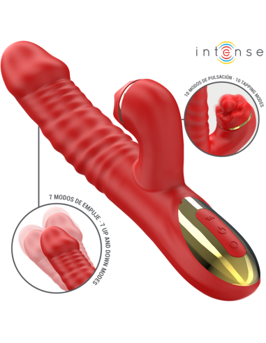 Intense - thalia vibración & empuje & estimulación rojo