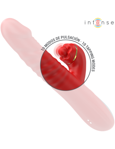Intense - thalia vibración & empuje & estimulación rojo