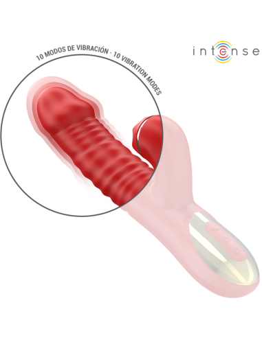 Intense - thalia vibración & empuje & estimulación rojo