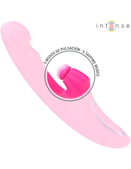 Intense - emi vibrador 13,5 cm multifunción 3 en 1 10 vibraciones rosa